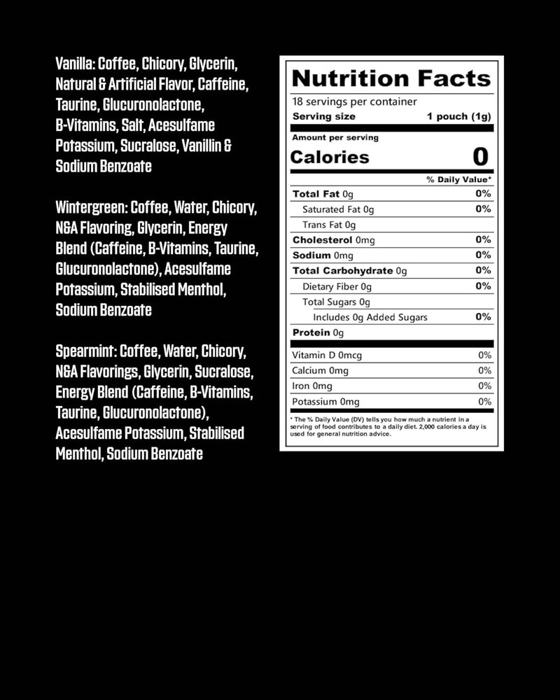 Grinds Coffee Pouches 3 Can Sampler - Wintergreen, Spearmint, Vanilla - Image 2